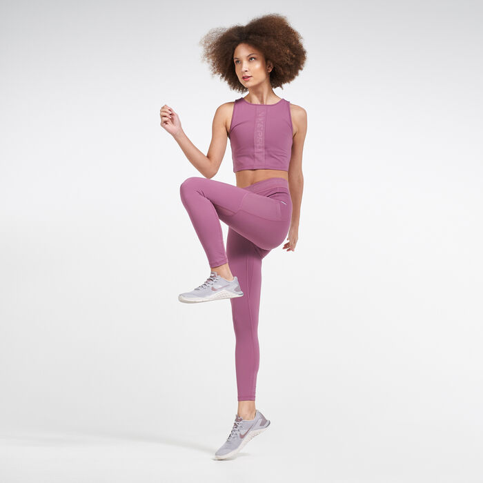 نايكي تيشيرت برو بلا أكمام للنساء بنفسجي image number 2