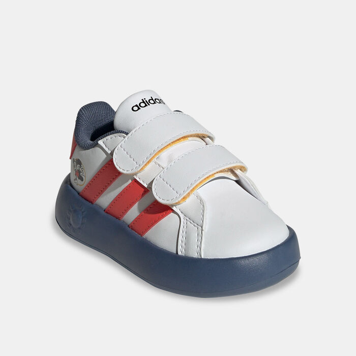 اديداس حذاء &times; ديزني ميكي اند فريندز جراند كورت 2.0 للاطفال أبيض image number 1