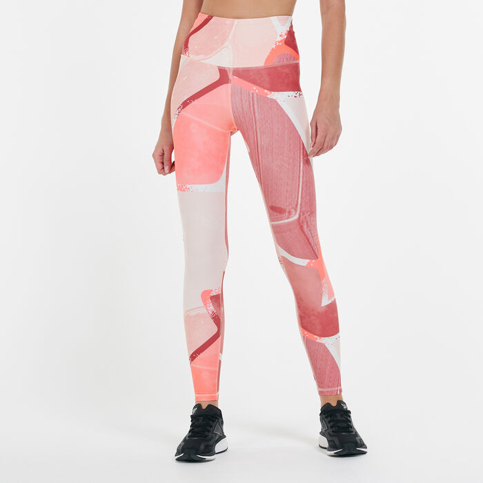 ريبوك يقنز لوكس بولد هاي-رايز للنساء برتقالي image number 0