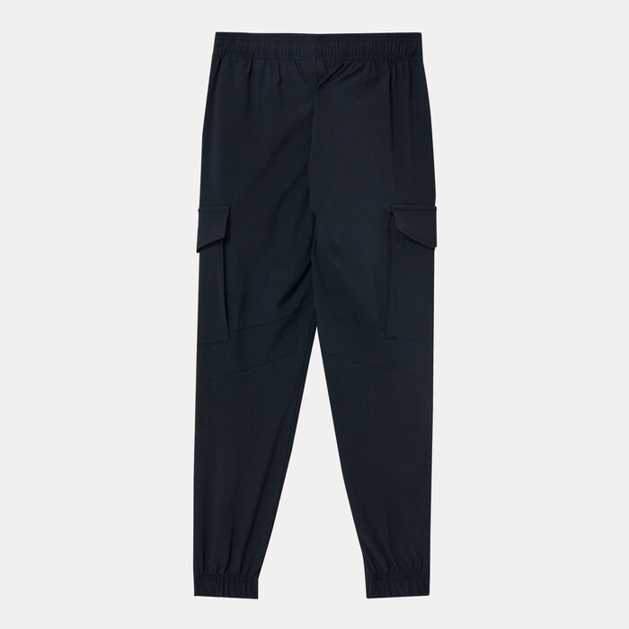 اندر ارمر بنطال UA بينانت ووفن كارجو للاطفال أسود image number 1