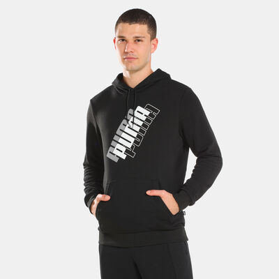 بوما هودي باور لوجو للرجال أسود