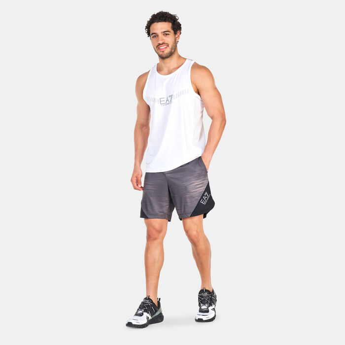 اي ايه 7 امبوريو ارماني شورت فينتوس7 للرجال أسود image number 2