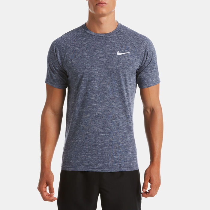 نايك سويم تيشيرت السباحة هيذرد هيدروجارد للرجال أصفر image number 1