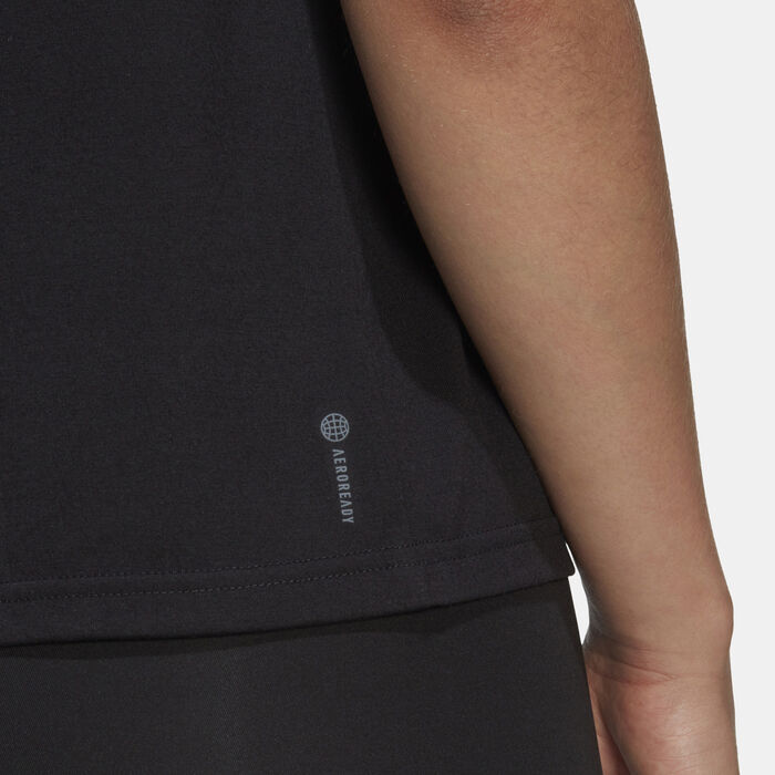 اديداس تيشيرت التمرين TR-ES للنساء أسود image number 4