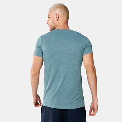 اديداس تيشيرت HEAT.RDY-3سترايبس للرجال أزرق