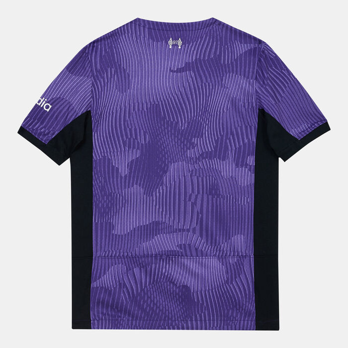 نايكي تيشيرت كرة القدم دراي-فت ليفربول F.C. ستيديوم البديل للاطفال الكبار - 2023/24 بنفسجي image number 1