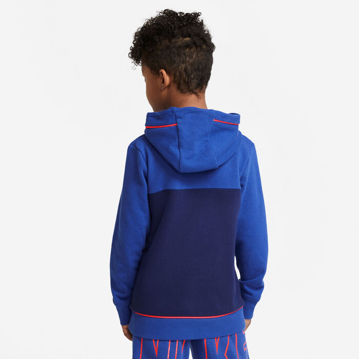 نايكي هودي جلو للاطفال الصغار أزرق image number 1