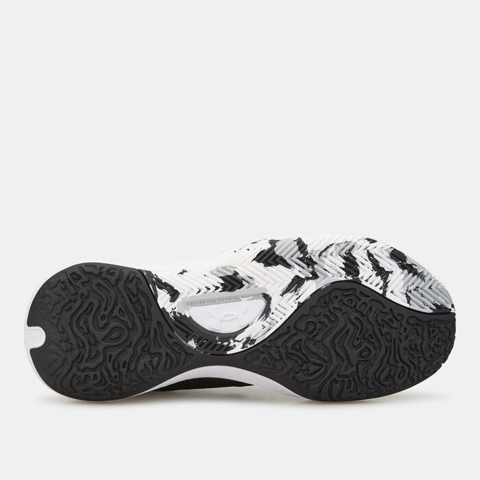 اندر ارمر حذاء كرة السلة لوكداون 6 أبيض image number 3