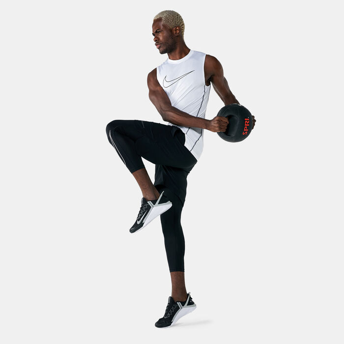 نايكي بنطال ليقنز برو دراي-فت للرجال أسود image number 2