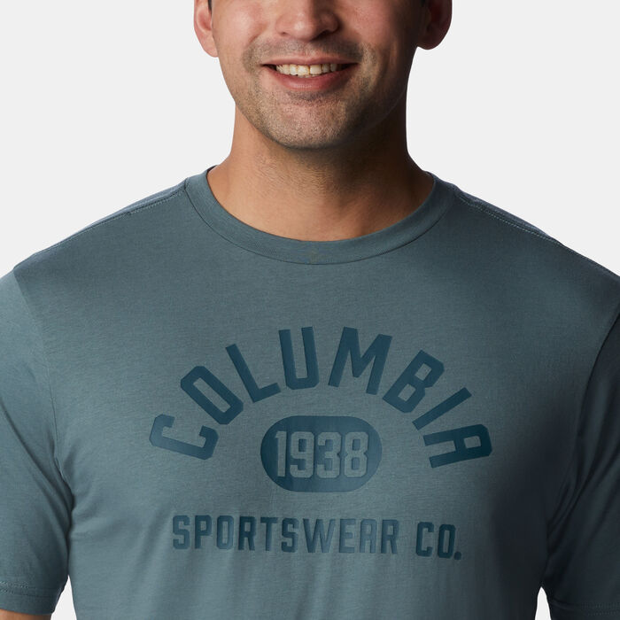 كولومبيا تيشيرت CSC بيسك لوجو للرجال أخضر image number 4