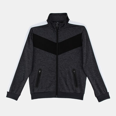 سن اند ساند سبورتس جاكيت كولوربلوك بومبر للأطفال رمادي