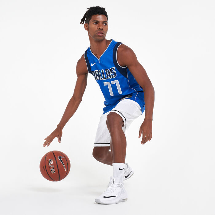 جوردن قميص دالاس مافريكس لوكا دونتشيتش أيكون إديشن سوينجمان - إن-بي-إيه للرجال image number 2