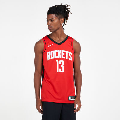 نايكي قميص هوستن روكتس جيمس هاردن أيكون إديشن سوينجمان - إن-بي-إيه للرجال أحمر