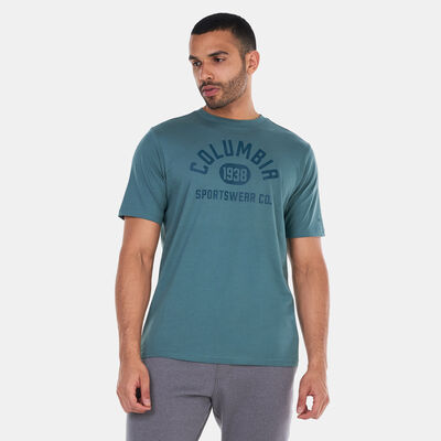 كولومبيا تيشيرت CSC بيسك لوجو للرجال أخضر