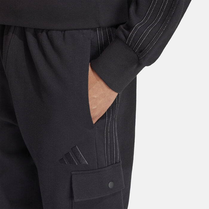 اديداس بنطال اول SZN جرافيك سيزونال للرجال أسود image number 3