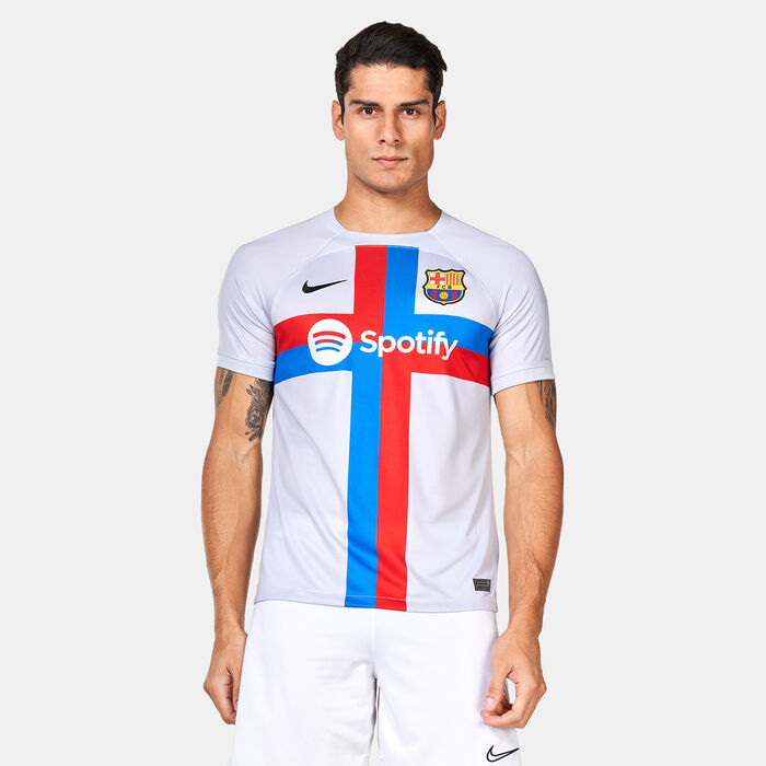 نايكي قميص كرة القدم F.C برشلونة ستيديوم دراي فت الثاليت للرجال- 2022\23 عاجي image number 0