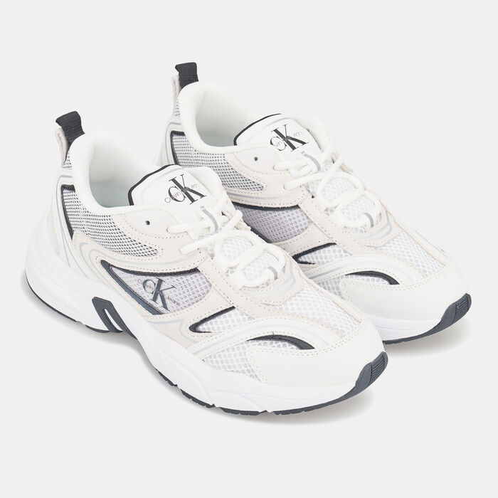 كالفن كلاين حذاء التنس ريترو للنساء أبيض image number 1