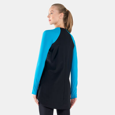 نايك سويم نايك سويم تيشيرت السباحة فيكتوري للنساء أصفر