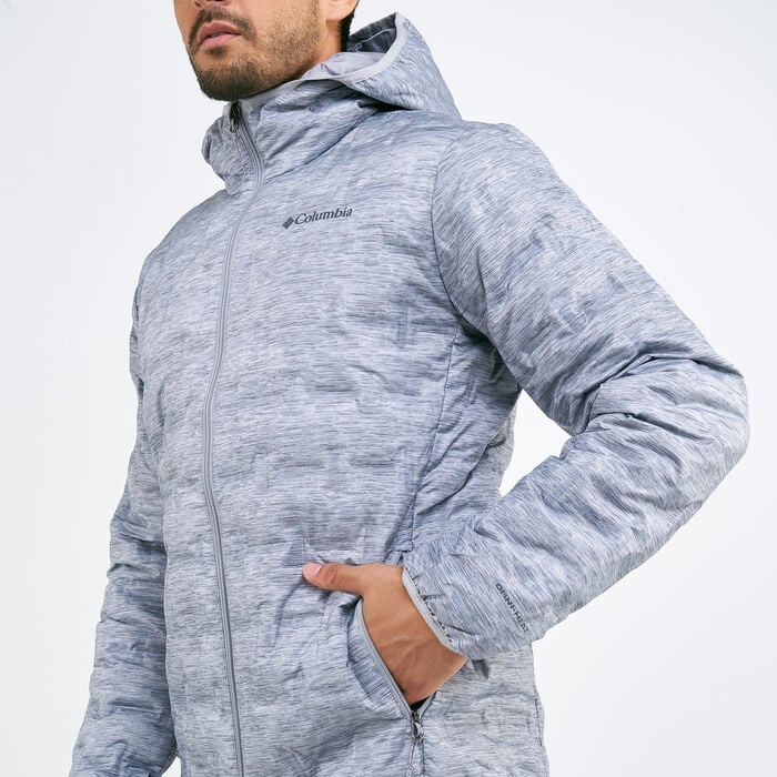 كولومبيا جاكيت ديلتا ريدج داون بقبعة للرجال رمادي image number 3
