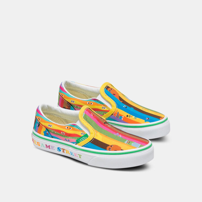 فانس حذاء كلاسيك سليب أون للأطفال بالتعاون مع سيسمي ستريت متعدد image number 1