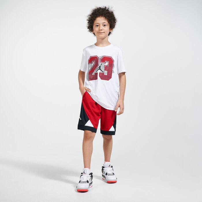 جوردن شورت اير دايموند للاطفال الكبار متعدد image number 2